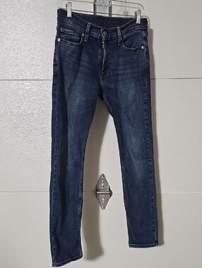 Levi's 511 Dark Wash Skinny Jeans - Classic Blue Denim